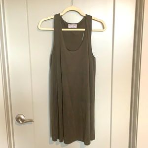Suede Tank Dress